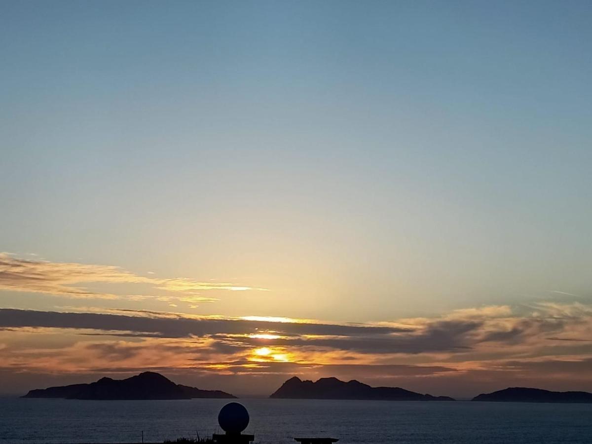 Precioso Apartamento Con Terreno Y Vistas A Cies Vigo Exterior foto