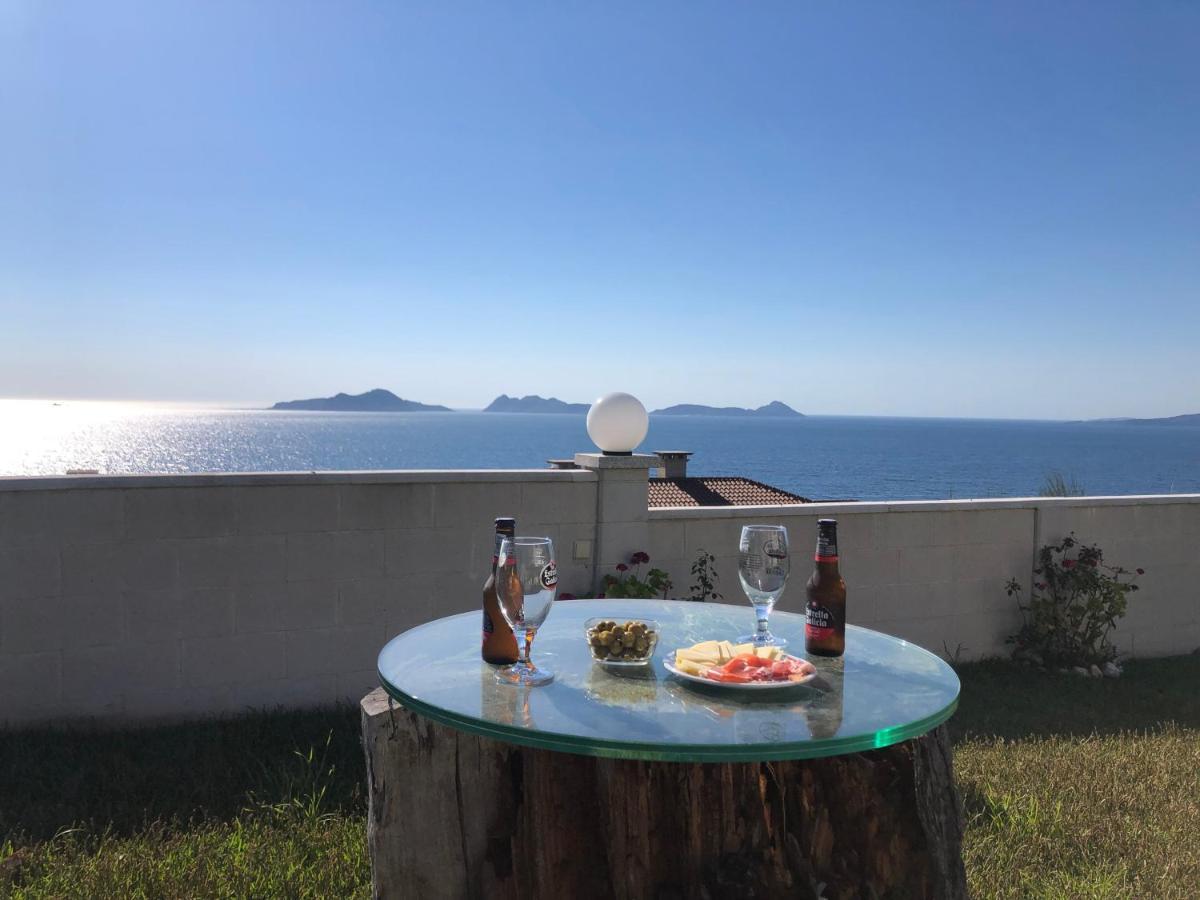 Precioso Apartamento Con Terreno Y Vistas A Cies Vigo Exterior foto